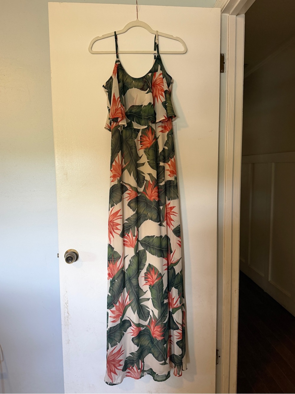 NWT Show Me Your MuMu Tropical Print Maxi Dress, Size XS